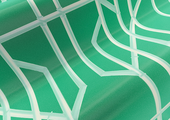 Bamboo Brights, Jade - Roman Blind - Image 4